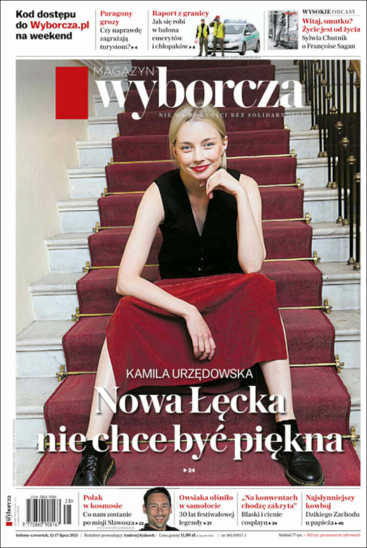Portada de Gazeta Wyborcza (Polonia)