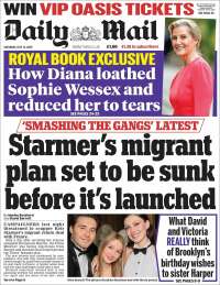 Portada de Daily Mail (United Kingdom)