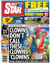 Portada de Daily Star (United Kingdom)