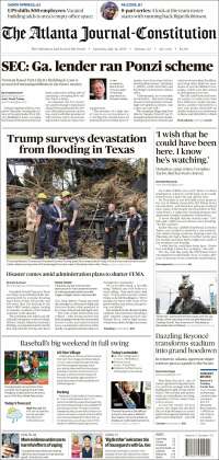 Portada de The Atlanta Journal-Constitution (États-Unis)
