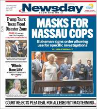 Portada de Newsday (États-Unis)