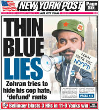 Portada de New York Post (États-Unis)