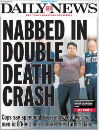 Portada de Daily News - New York (États-Unis)