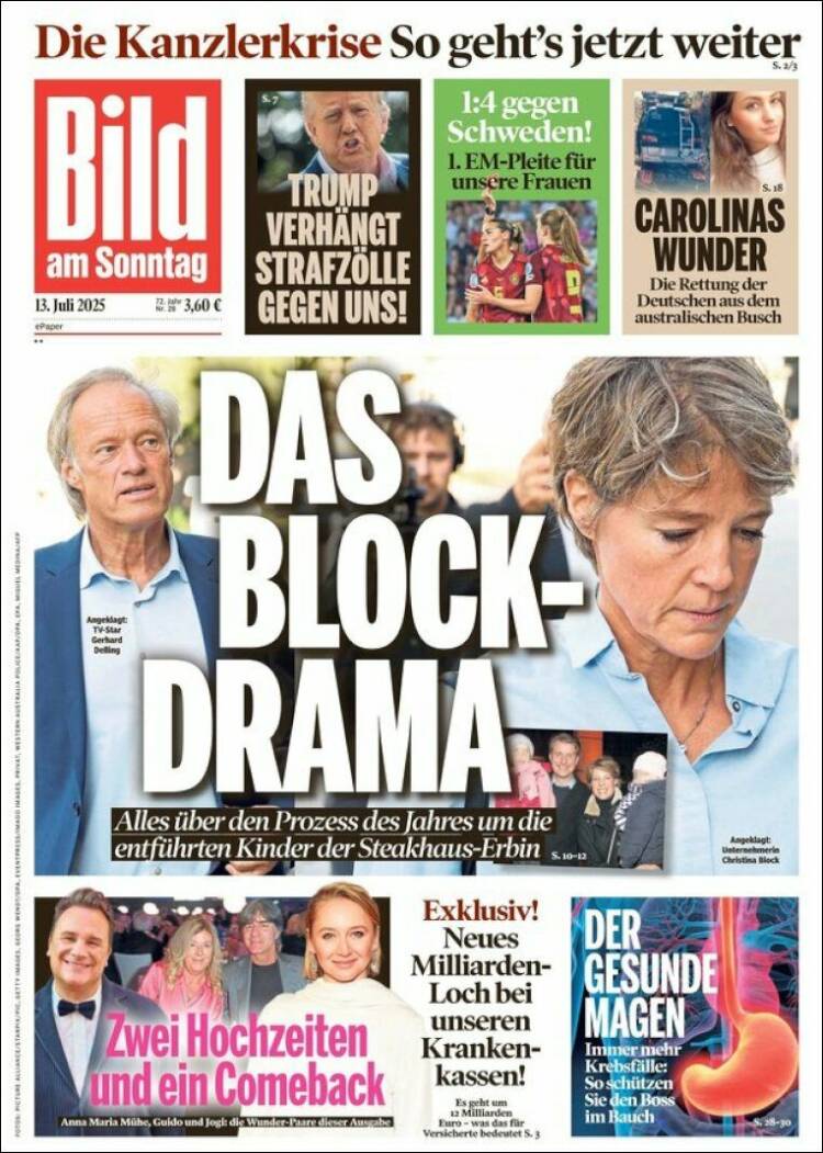 Portada de Bild (Germany)