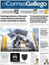 Portada de El Correo Gallego (Spain)
