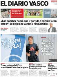 Portada de Diario Vasco (España)