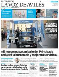 Portada de El Comercio - Avilés (Spain)