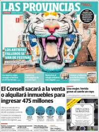 Portada de Las Provincias (Spain)
