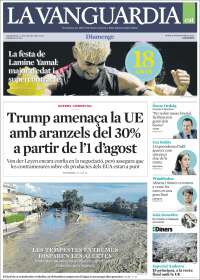 Portada de La Vanguardia (Spain)