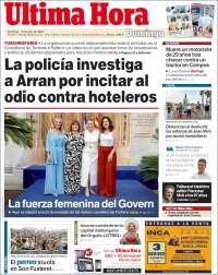 Portada de Última Hora (Spain)