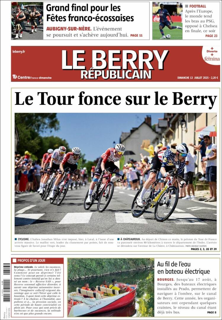 Portada de Berry Republicain (France)