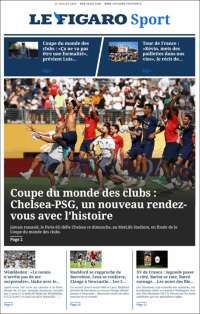 Portada de Le Figaro Sport (France)
