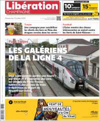Portada de Libération Champagne (France)