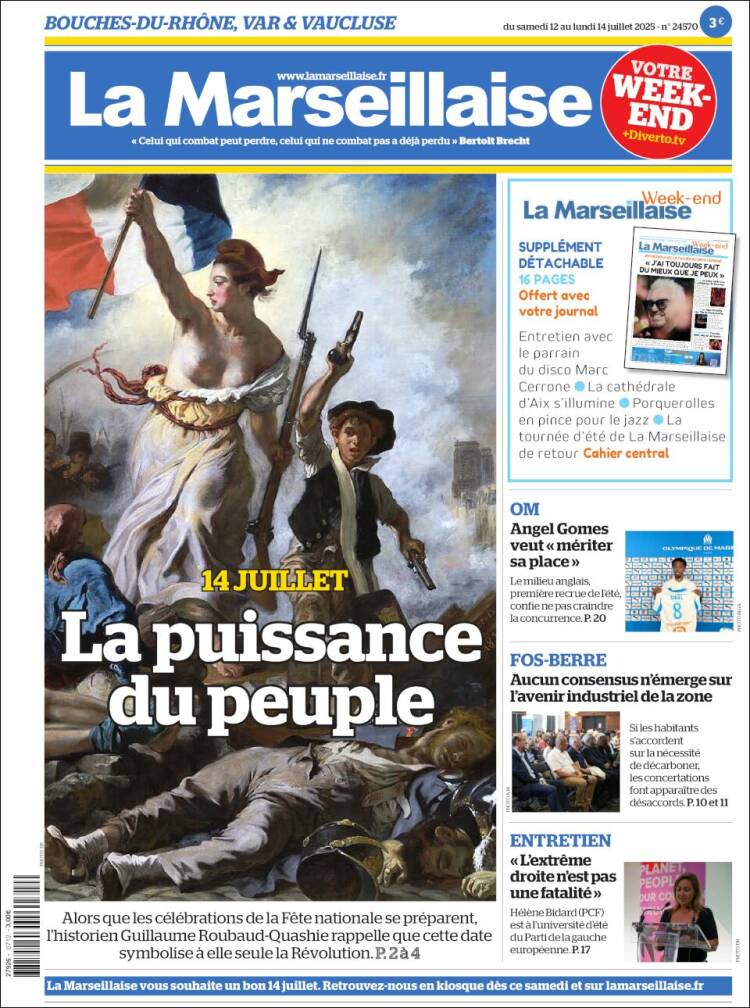 Portada de La Marseillaise (France)