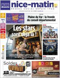 Portada de Nice-Matin (France)
