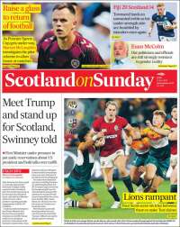 Portada de The Scotsman (Royaume-Uni)