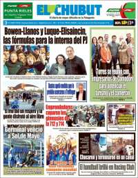 Portada de El Chubut (Argentina)