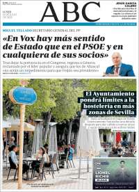 Portada de ABC - Sevilla (España)