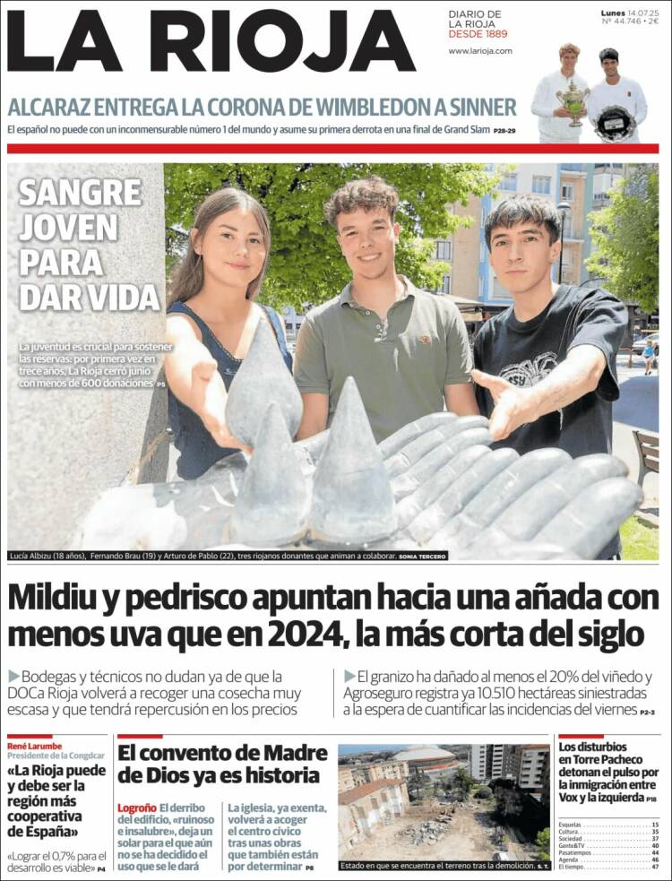 Portada de La Rioja (España)
