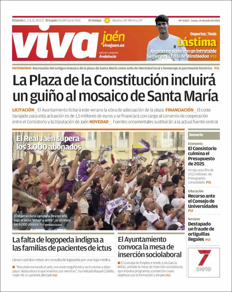 Portada de Viva Jaén (Espagne)