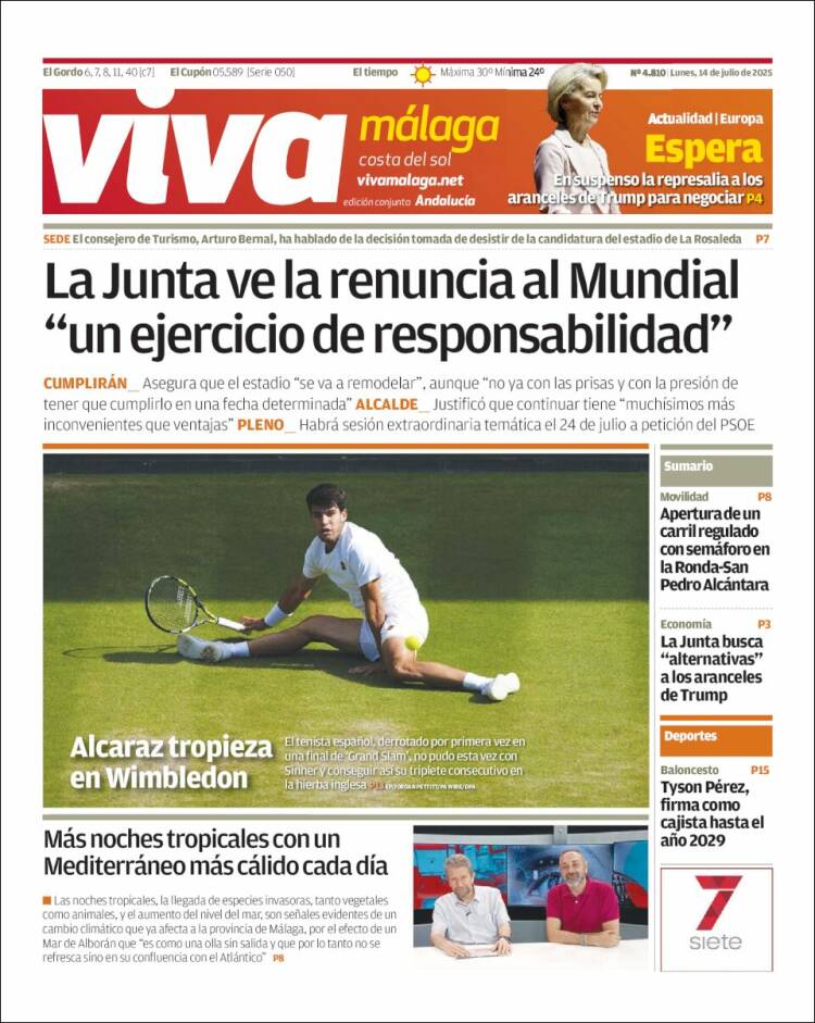 Portada de Viva Málaga (Spain)