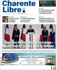 Portada de Charente Libre (France)