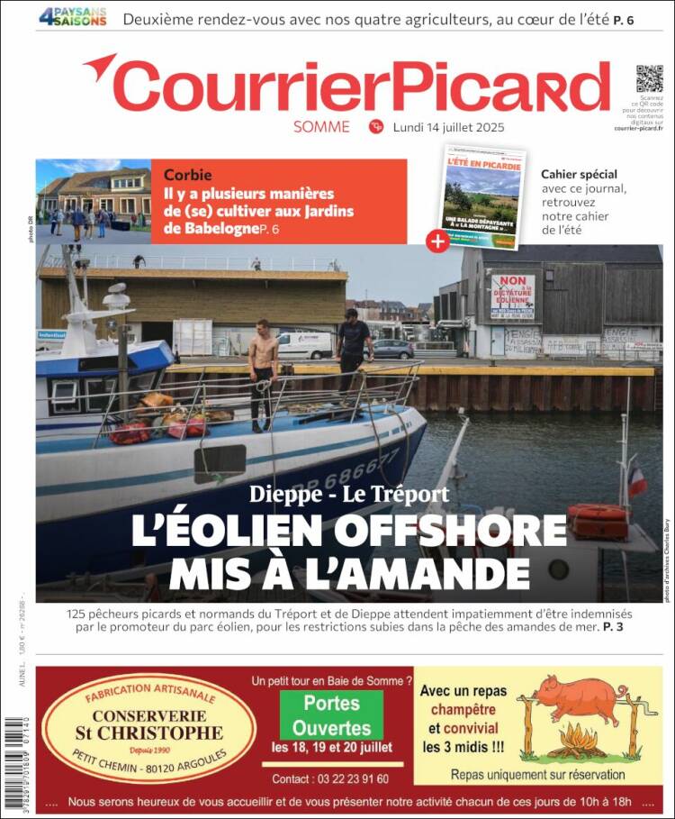 Portada de Courrier Picard (France)