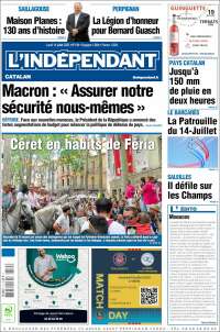 Portada de Le Indépendant (France)