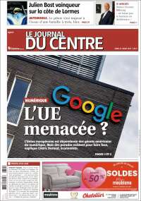Portada de Le Journal du Centre (France)