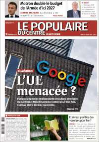 Portada de Le Populaire du Centre (France)