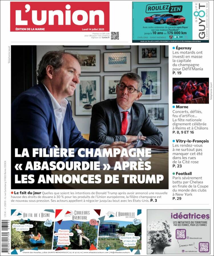 Portada de L'Union (France)