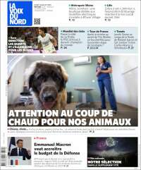 Portada de La Voix du Nord (France)
