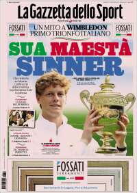 Portada de La Gazzetta dello Sport (Italy)