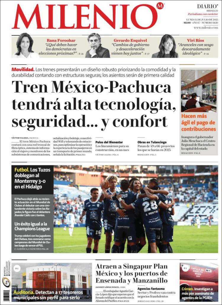 Portada de Milenio de Hidalgo (Mexico)