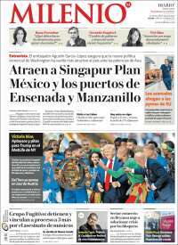 Portada de Milenio - Tamaulipas (Mexique)