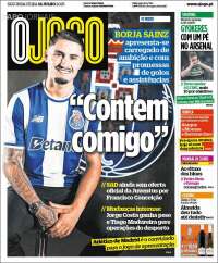 Portada de O Jogo (Portugal)