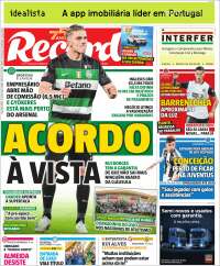 Portada de Record (Portugal)