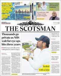 Portada de The Scotsman (Royaume-Uni)