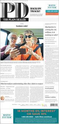 Portada de The Plain Dealer (États-Unis)