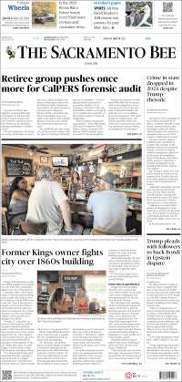 Portada de The Sacramento Bee (USA)