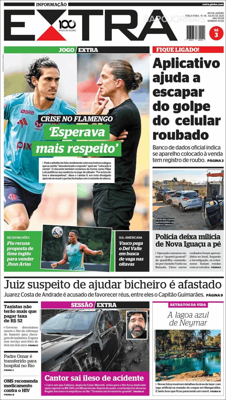 Portada de Extra (Brasil)