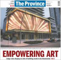Portada de The Province (Canada)