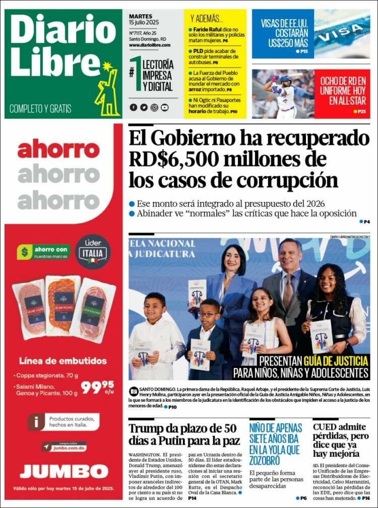 Portada de Diario Libre (Dominican Rep.)