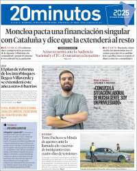 Portada de 20 Minutos - Madrid (Spain)