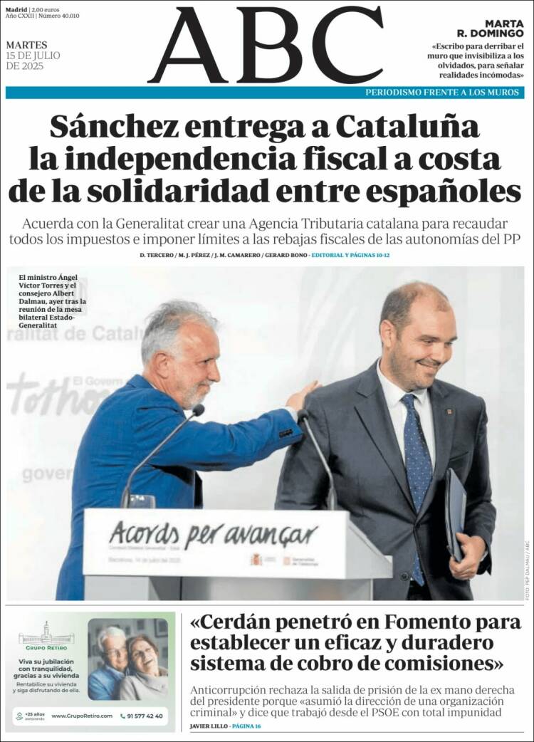 Portada de ABC (Spain)