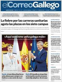 Portada de El Correo Gallego (Spain)