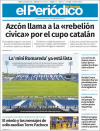 Portada de El Periódico de Aragón (Spain)