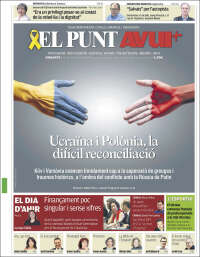 Portada de El Punt Avui - Girona (Espagne)