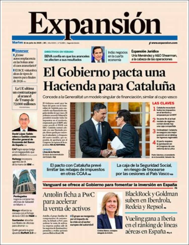 Portada de Expansión (Spain)