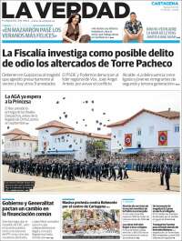 Portada de La Verdad de Cartagena (Spain)